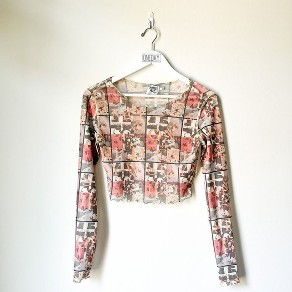 (Sold) NWOT Princess Polly Taya Crop Top Size 8 - Picture 2 of 5